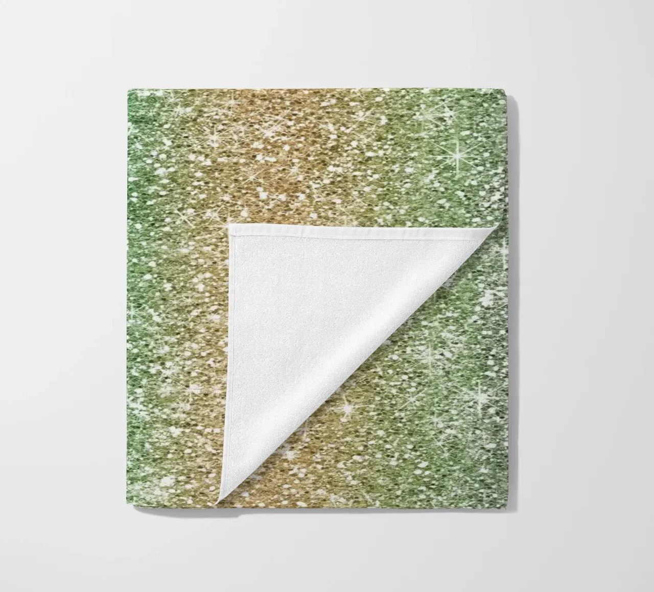 Rainbow Glitter beach towel by Happy Littles