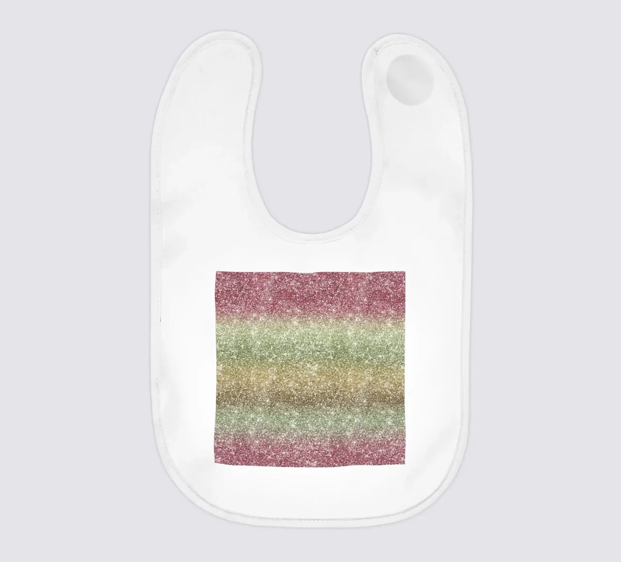 Glitter arcobaleno bavaglino da Happy Littles