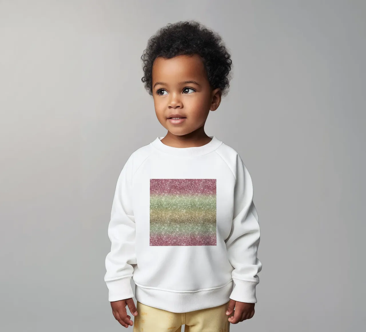 Glitter arcobaleno felpa neonato da Happy Littles
