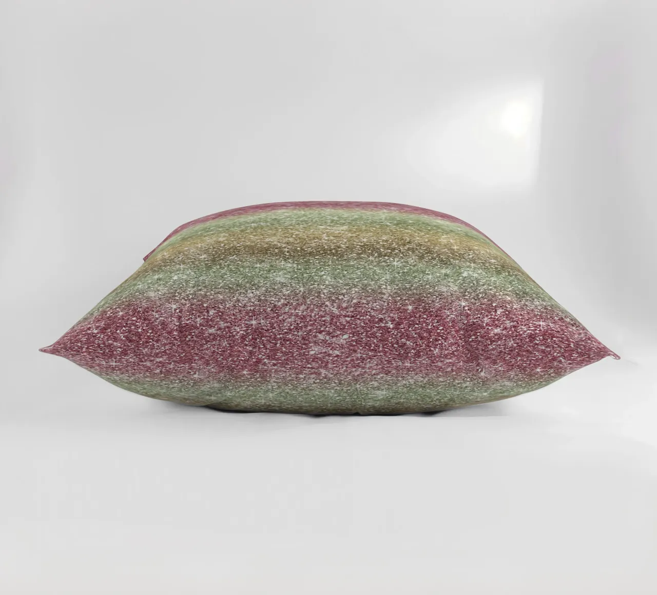 Rainbow Glitter decorative cushion by Happy Littles