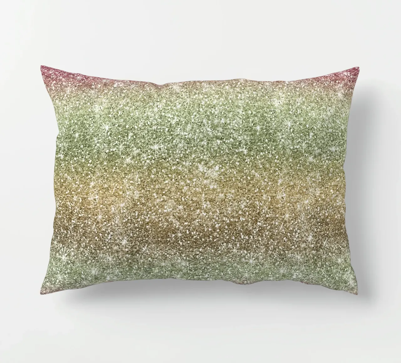 Rainbow Glitter decorative cushion by Happy Littles