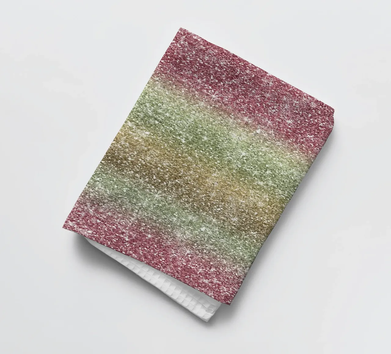 Glitter arcobaleno canovaccio da cucina da Happy Littles