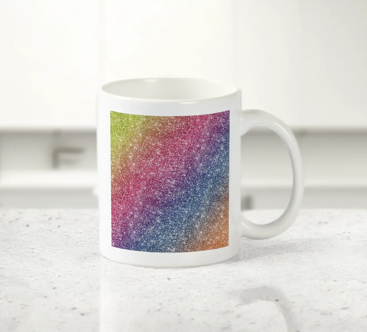 Glitter arcobaleno tazza in ceramica da Happy Littles