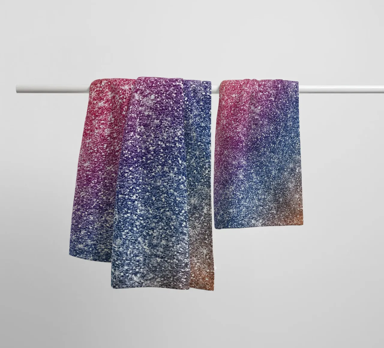 Glitter arcobaleno asciugamano da bagno da Happy Littles