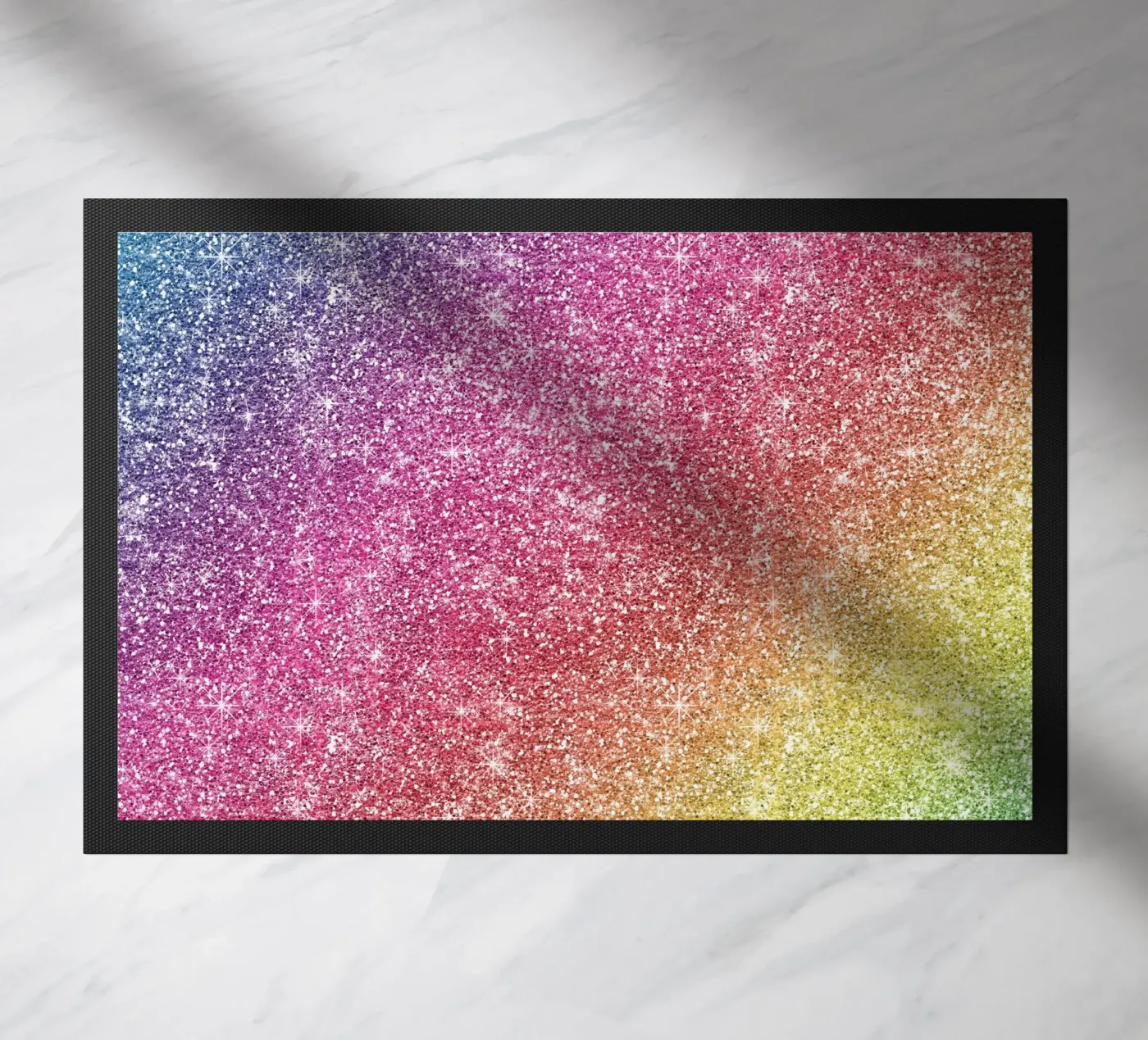 Glitter arcobaleno zerbino da Happy Littles