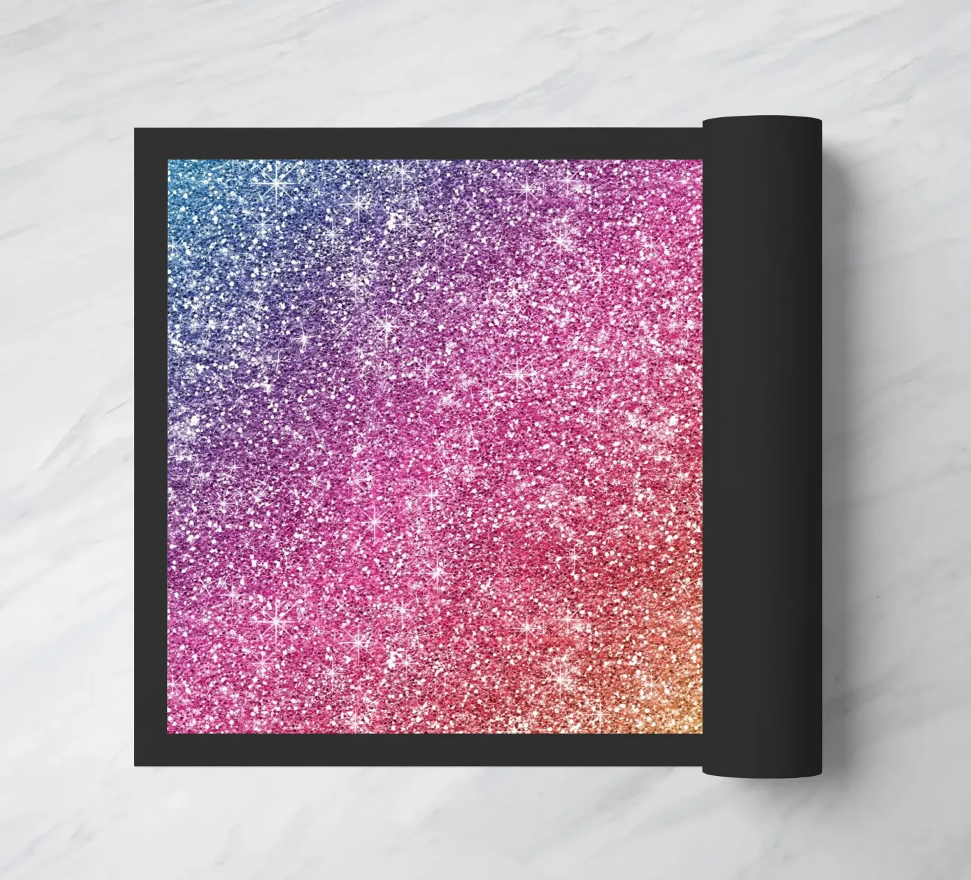 Glitter arcobaleno zerbino da Happy Littles