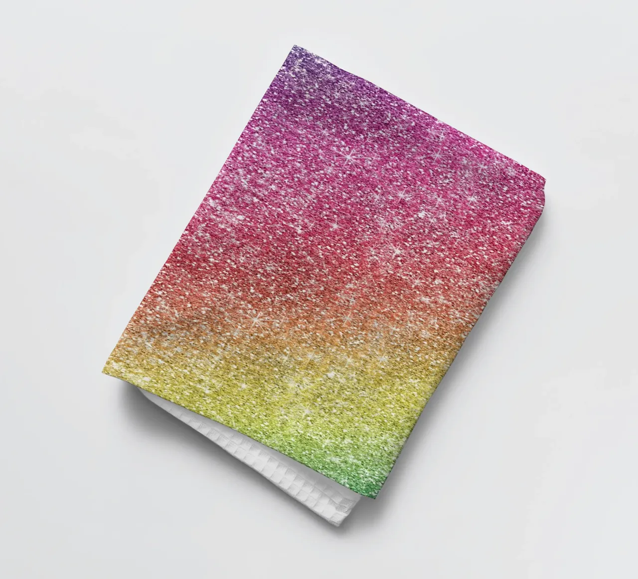 Glitter arcobaleno canovaccio da cucina da Happy Littles