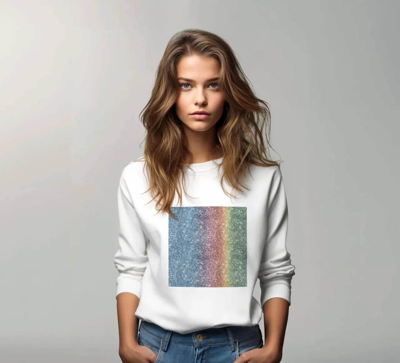 Glitter arcobaleno felpa da Happy Littles
