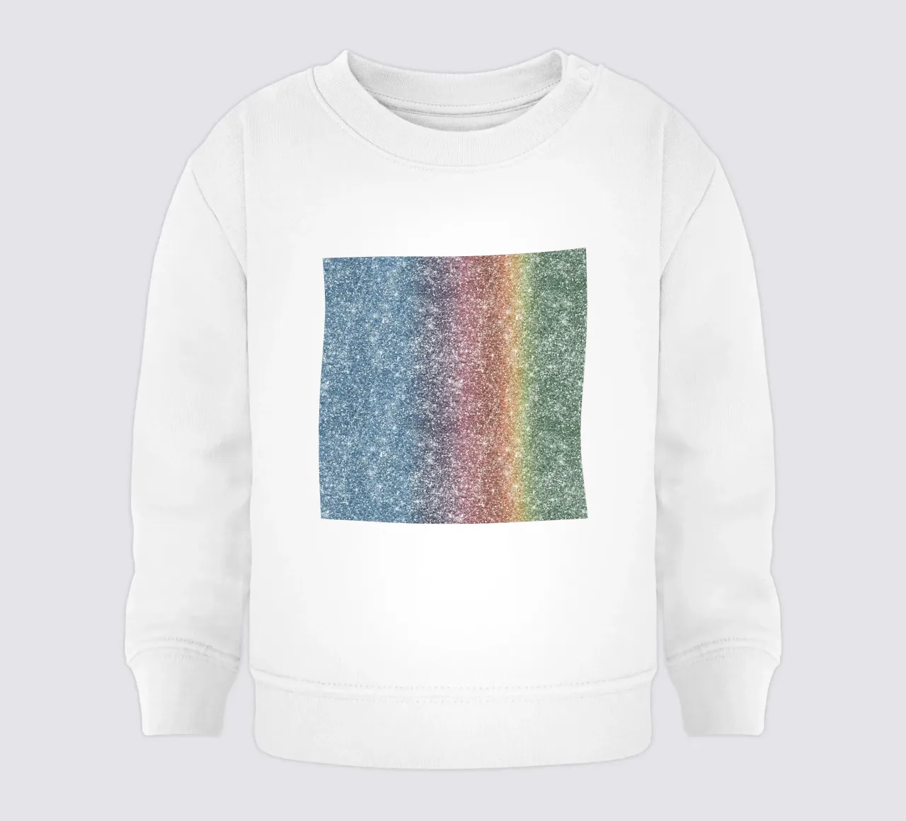 Glitter arcobaleno felpa neonato da Happy Littles