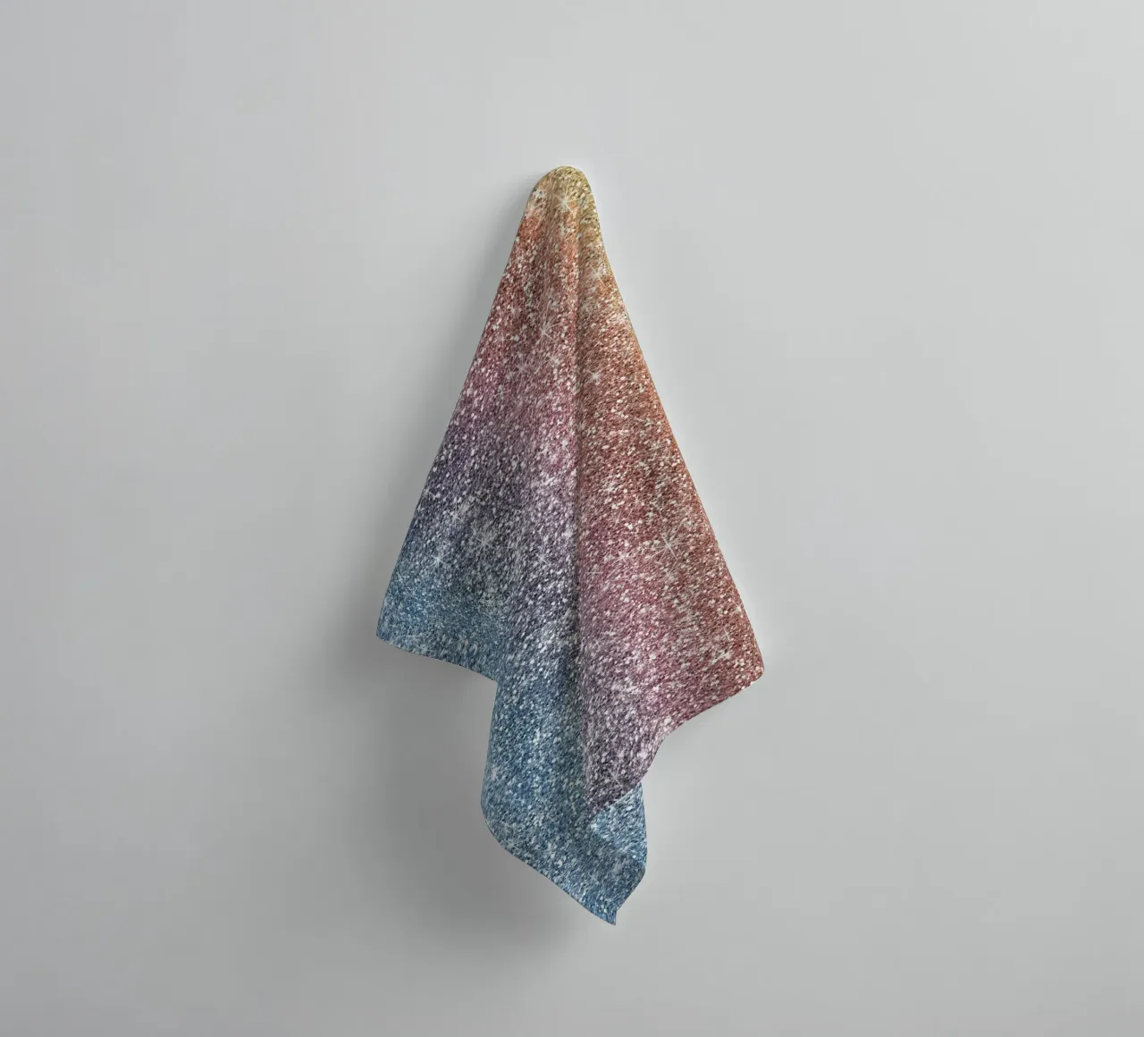 Rainbow Glitter towel by Happy Littles