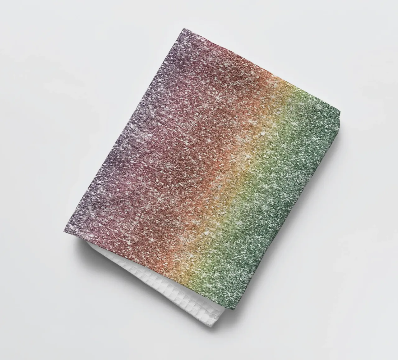 Glitter arcobaleno canovaccio da cucina da Happy Littles