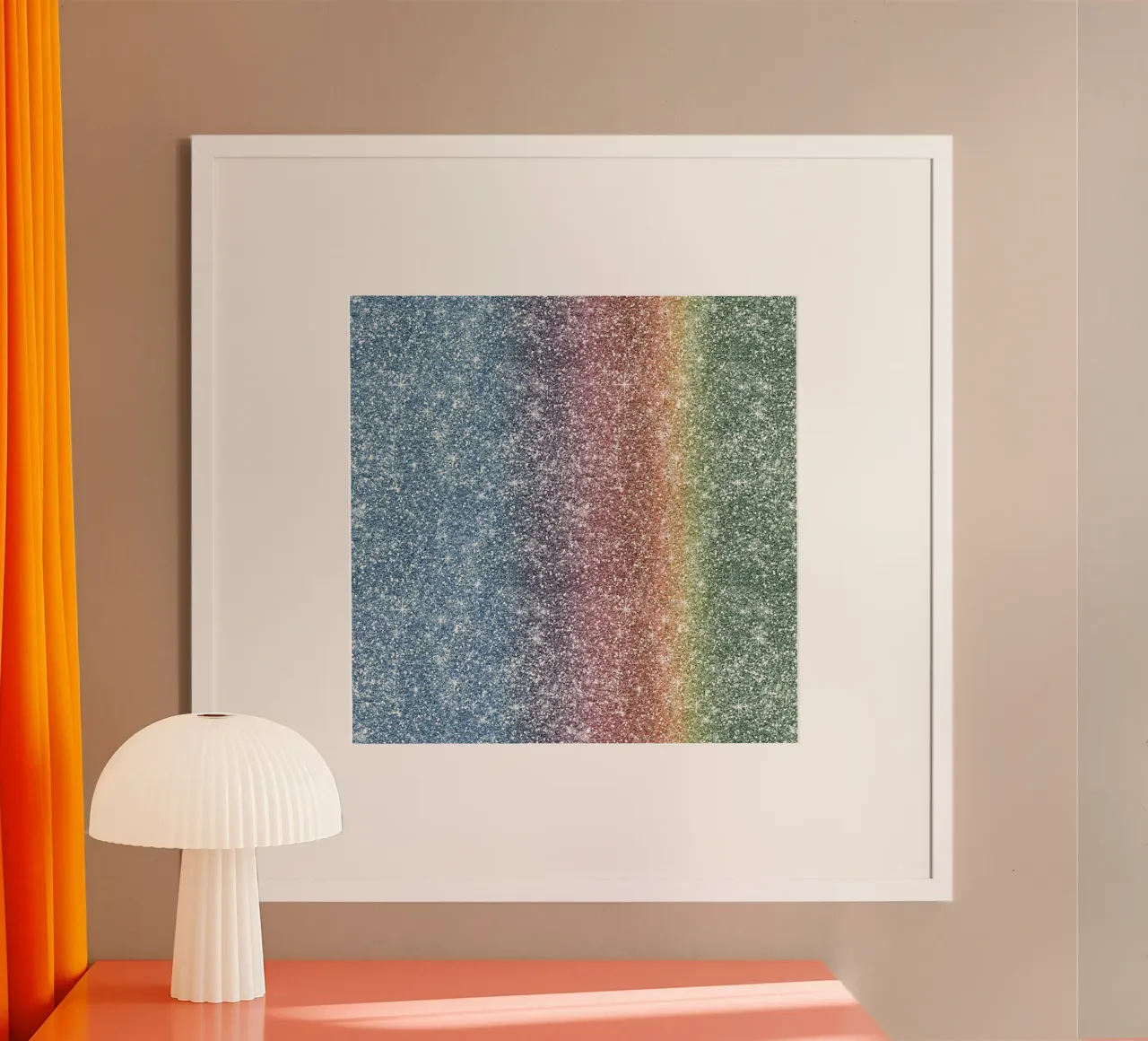 Glitter arcobaleno carta hahnemühle da Happy Littles