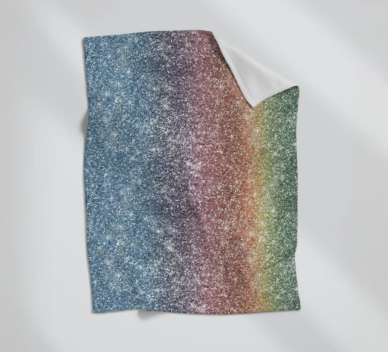 Glitter arcobaleno coperta in pile da Happy Littles
