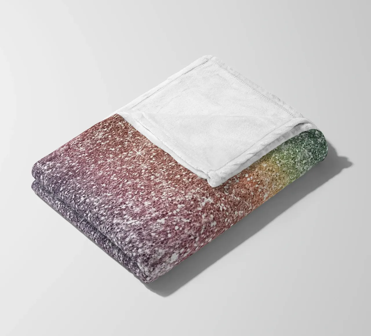 Glitter arcobaleno coperta in pile da Happy Littles