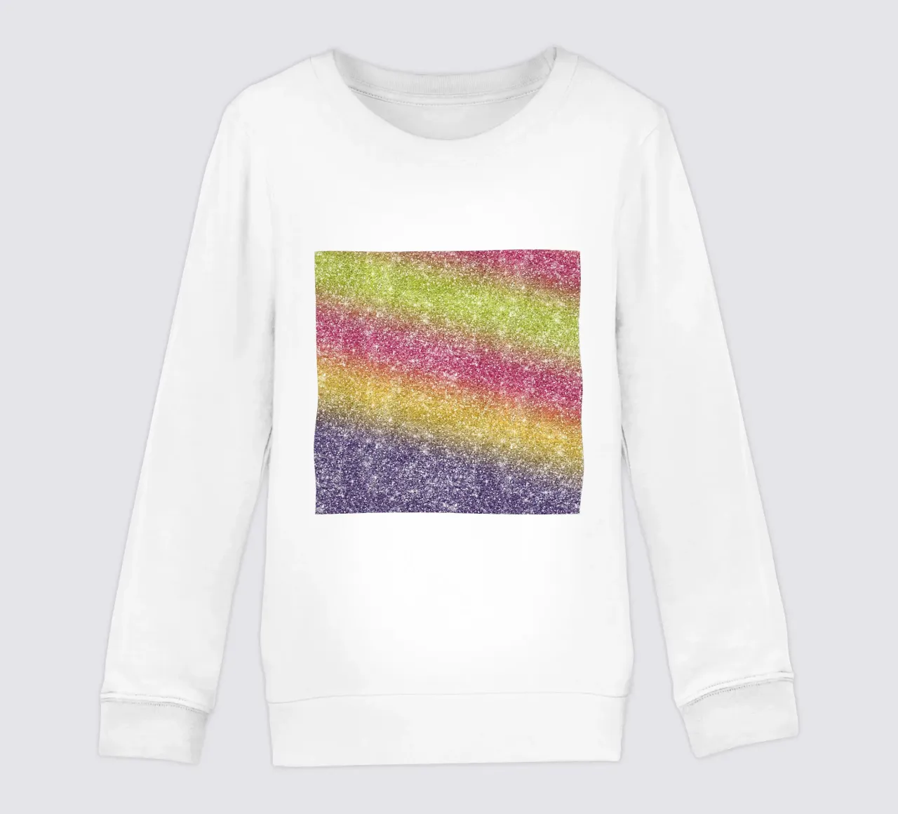 Glitter arcobaleno felpa bambino da Happy Littles