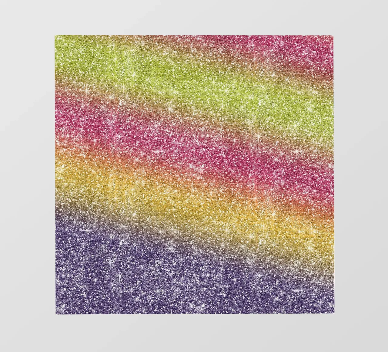 Glitter arcobaleno telo in pvc da Happy Littles
