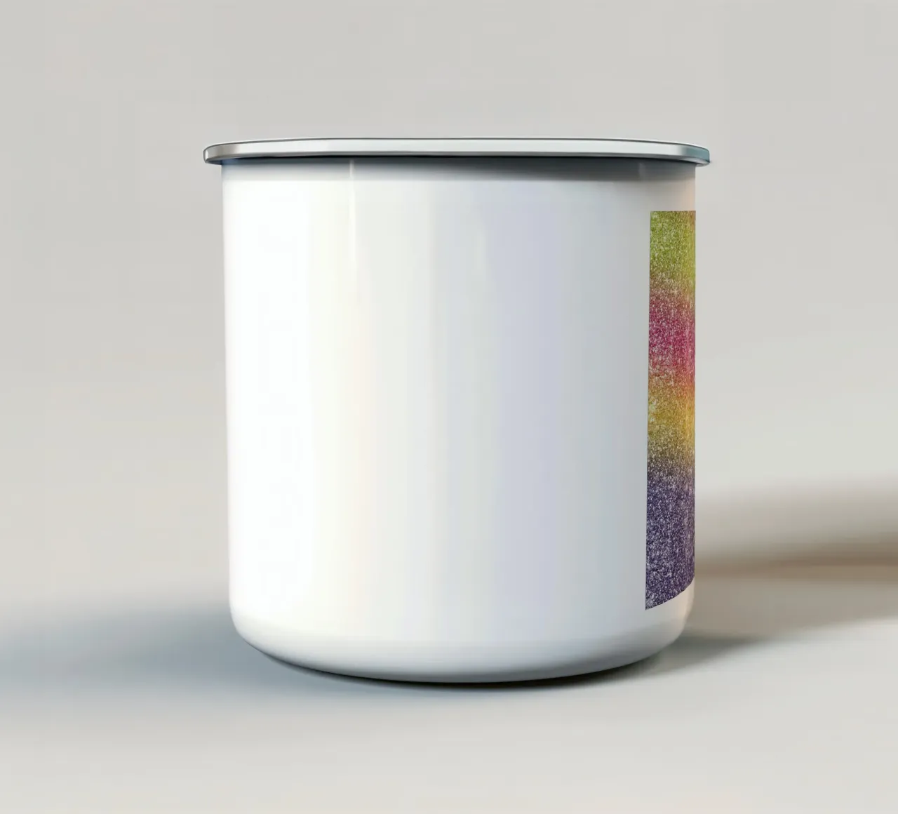 Glitter arcobaleno tazza in smalto da Happy Littles