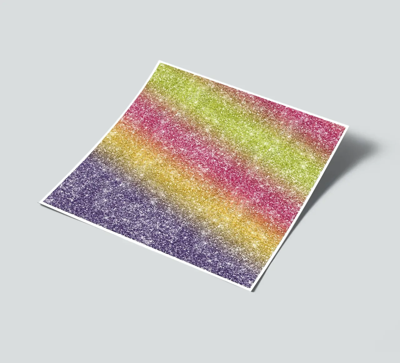 Rainbow Glitter sticker sheet by Happy Littles