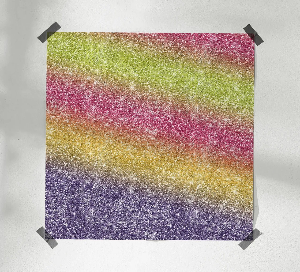 Glitter arcobaleno carta hahnemühle da Happy Littles