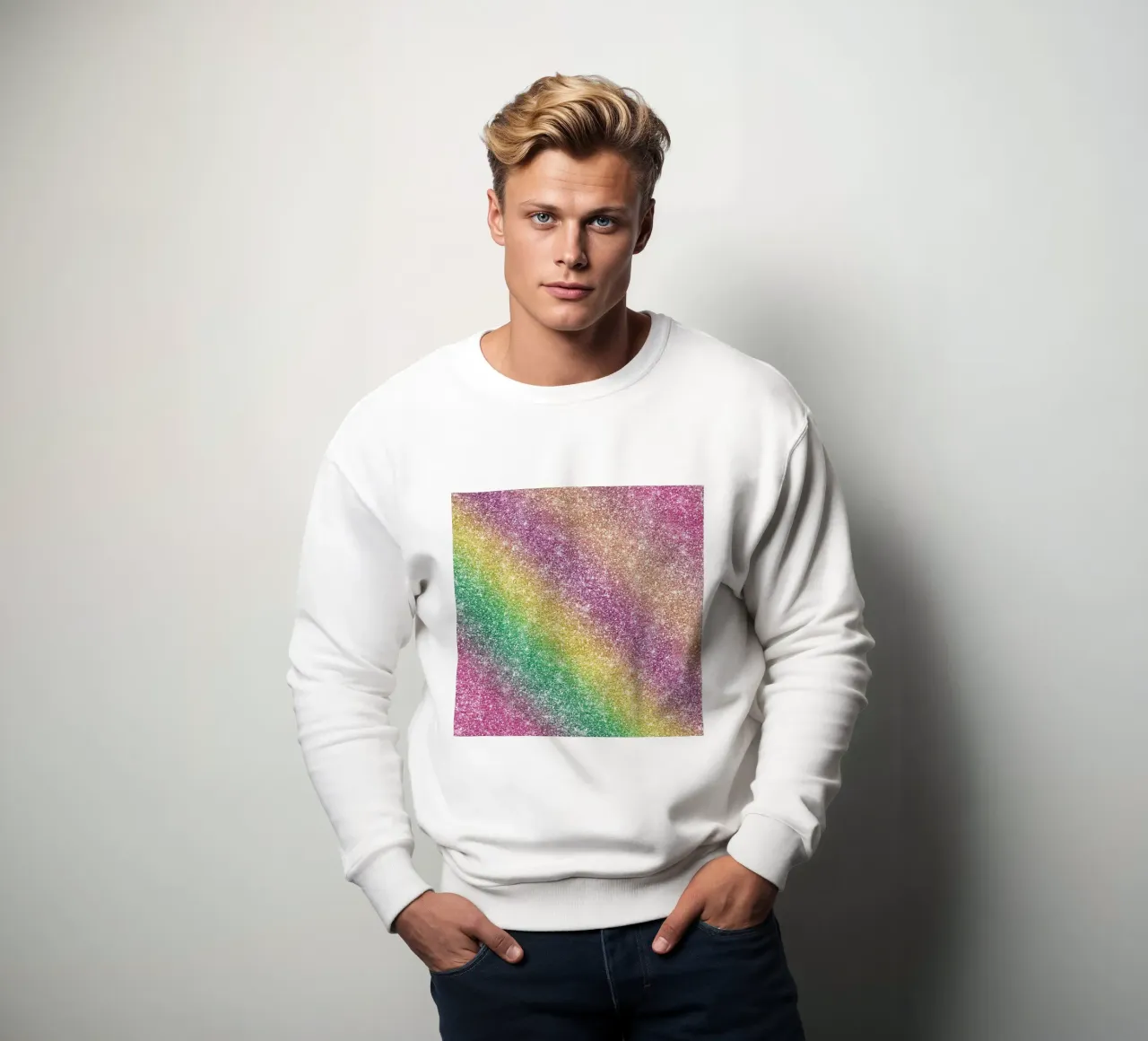 Glitter arcobaleno felpa da Happy Littles