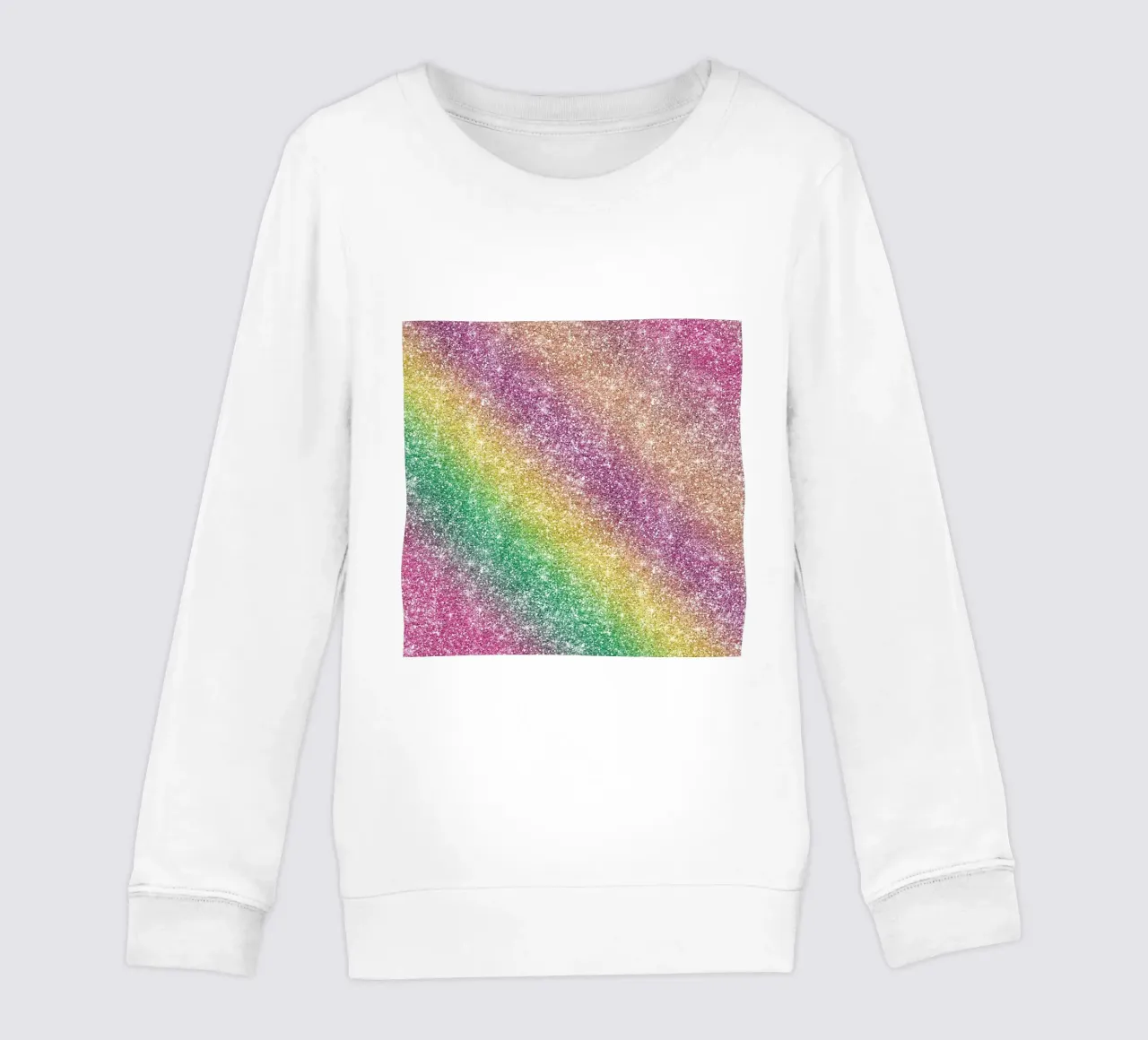 Glitter arcobaleno felpa bambino da Happy Littles