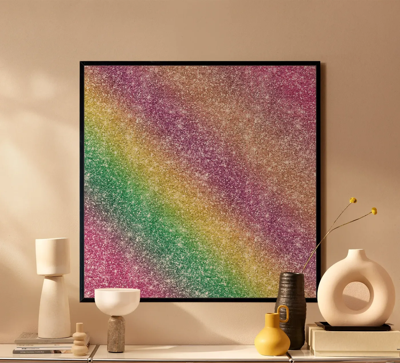 Rainbow Glitter poster da Happy Littles
