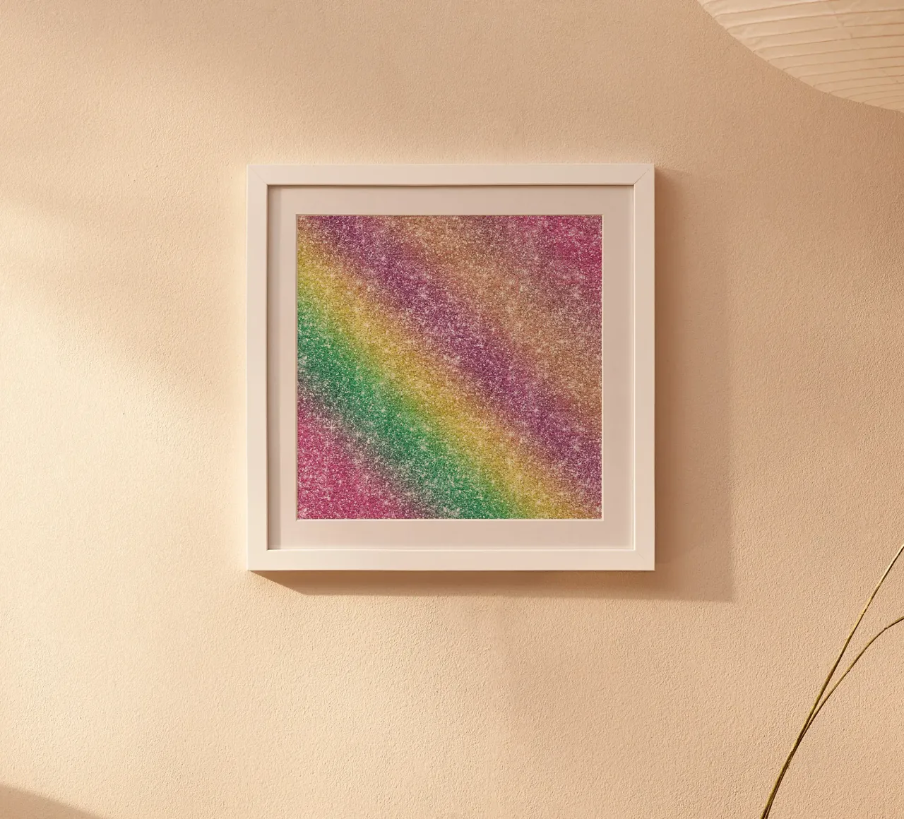 Glitter arcobaleno carta hahnemühle da Happy Littles