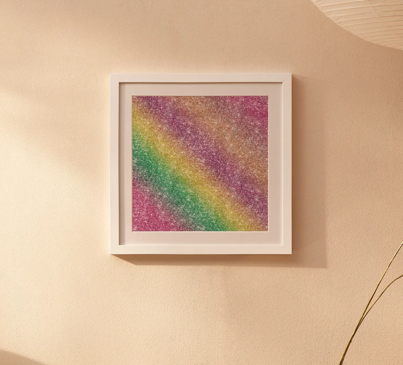Rainbow Glitter poster da Happy Littles