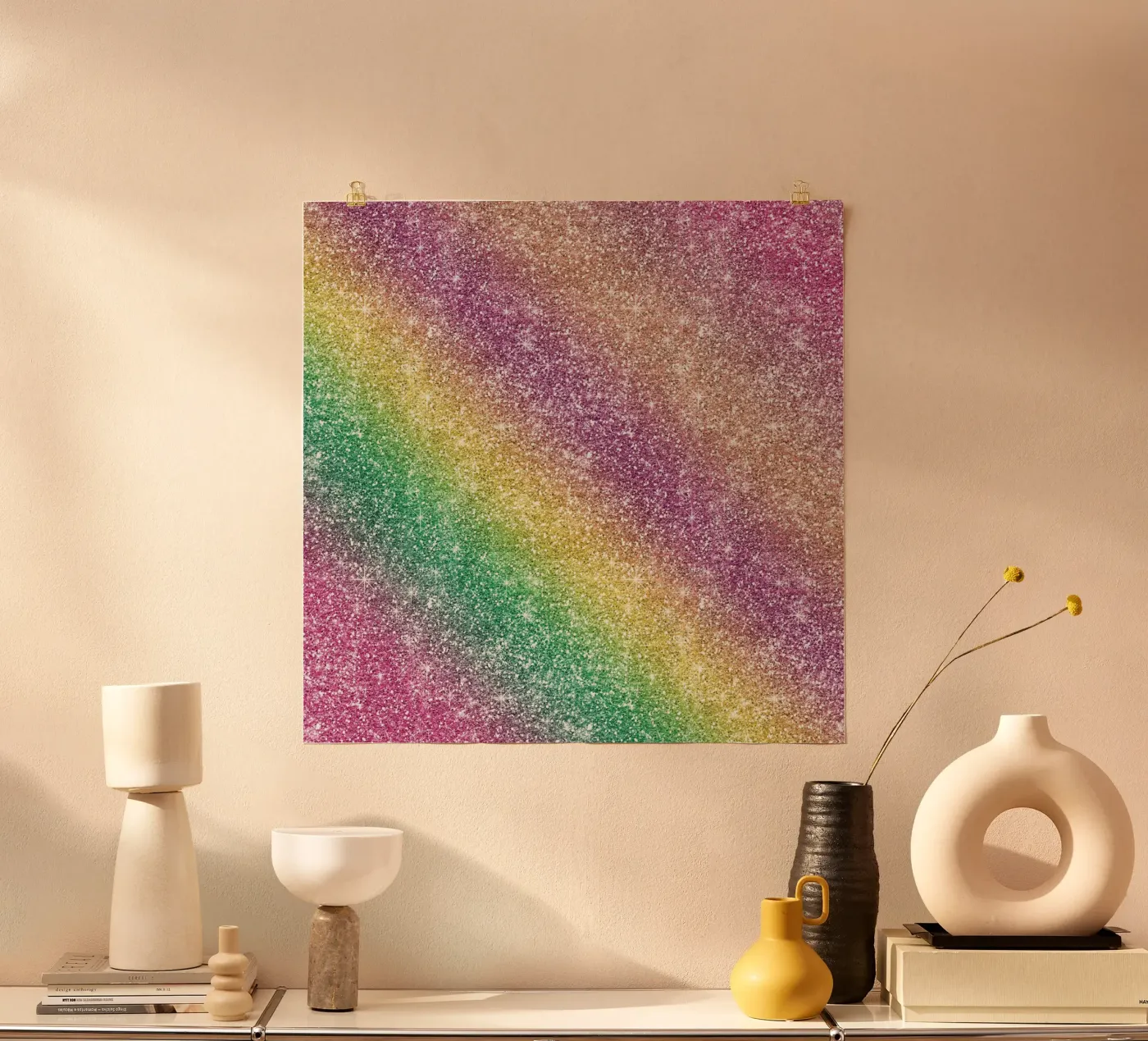 Rainbow Glitter poster da Happy Littles