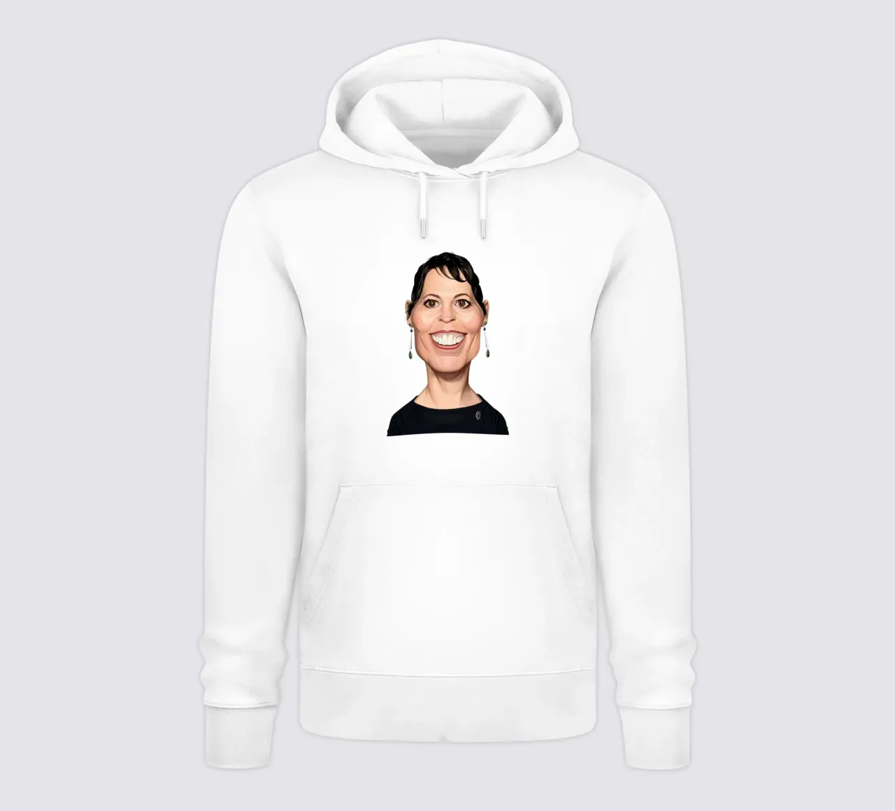 Olivia Coleman felpa con cappuccio da Rob Art | Illustration