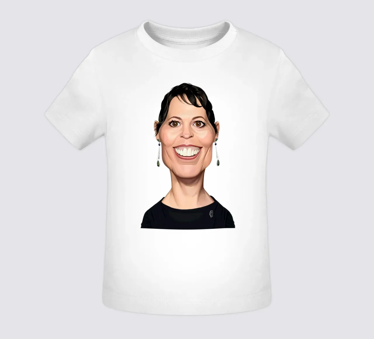 Olivia Coleman maglietta neonato da Rob Art | Illustration