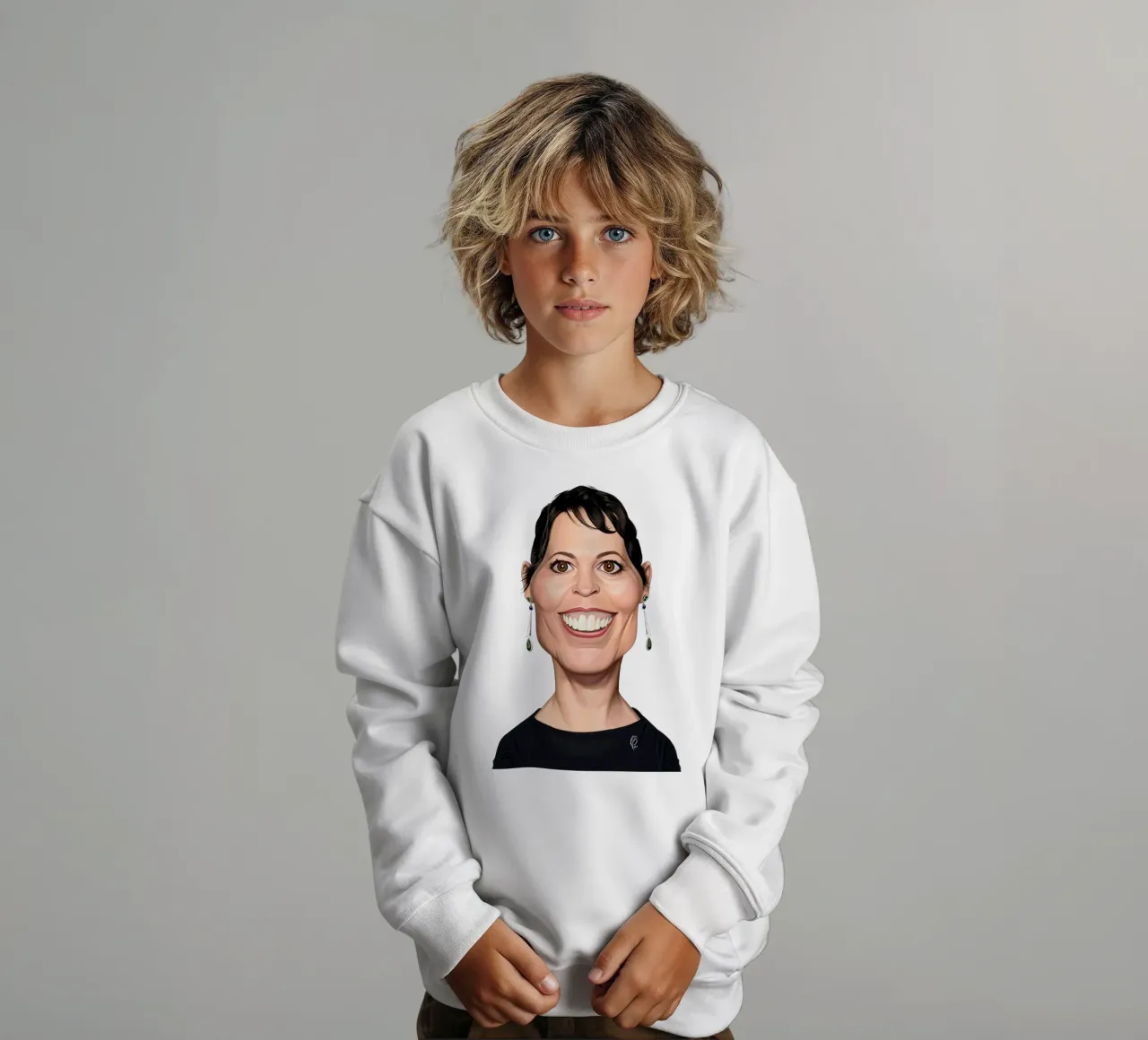 Olivia Coleman felpa bambino da Rob Art | Illustration