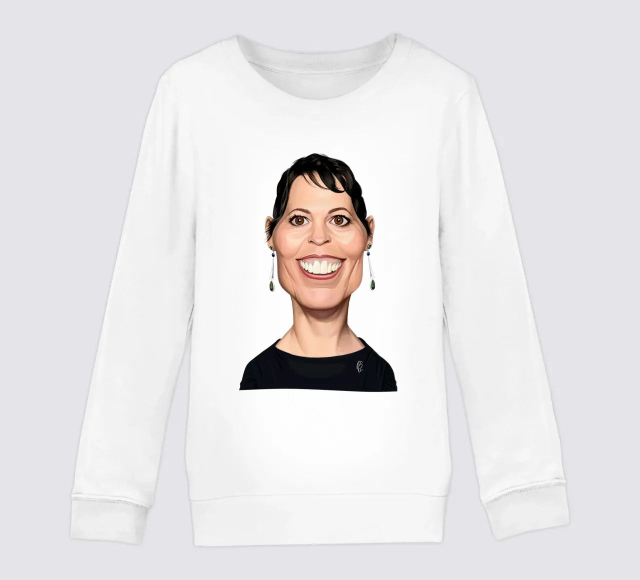 Olivia Coleman felpa bambino da Rob Art | Illustration
