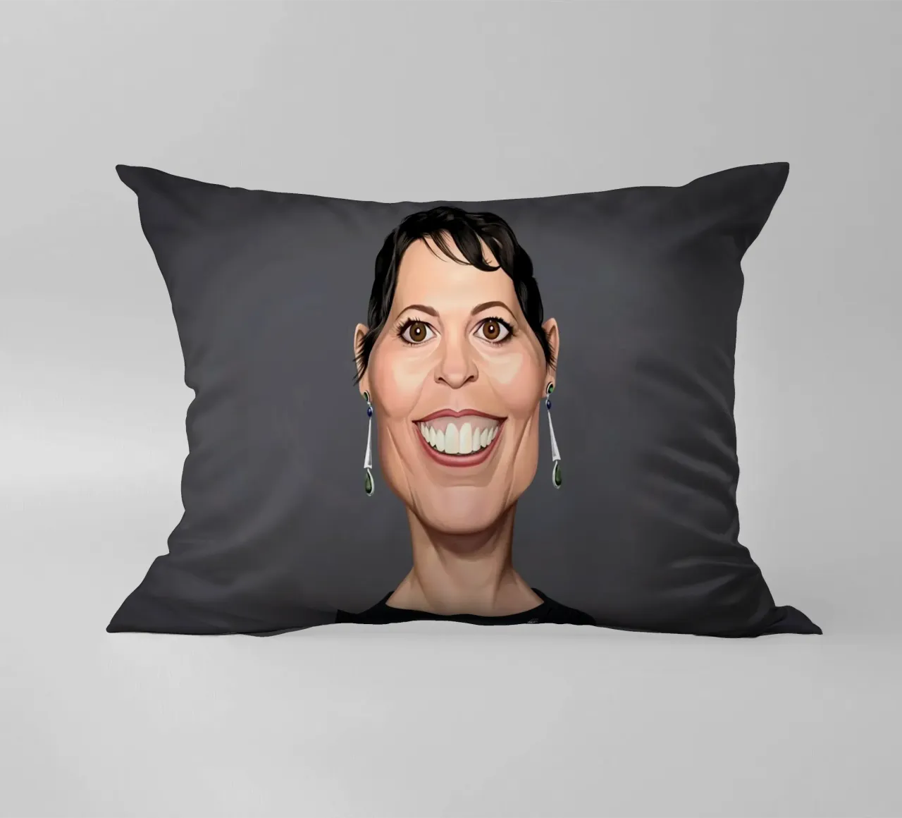 Olivia Coleman cuscino da Rob Art | Illustration