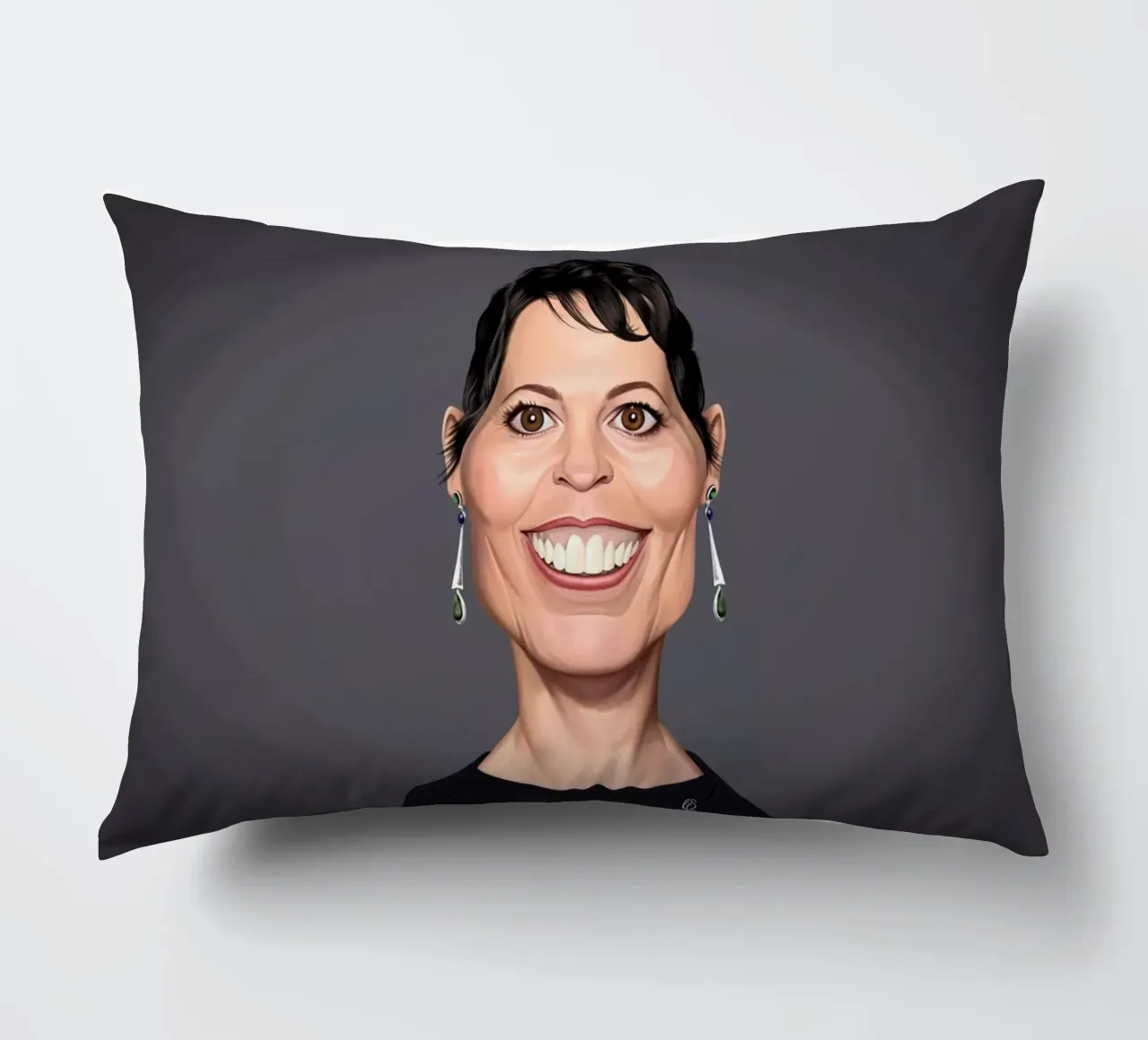 Olivia Coleman cuscino da Rob Art | Illustration