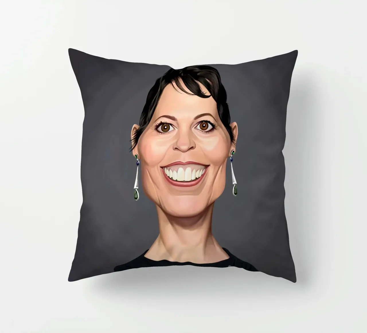 Olivia Coleman cuscino da Rob Art | Illustration