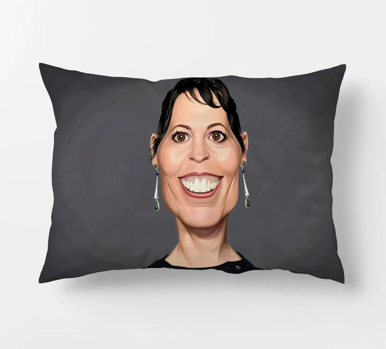 Olivia Coleman cuscino da Rob Art | Illustration