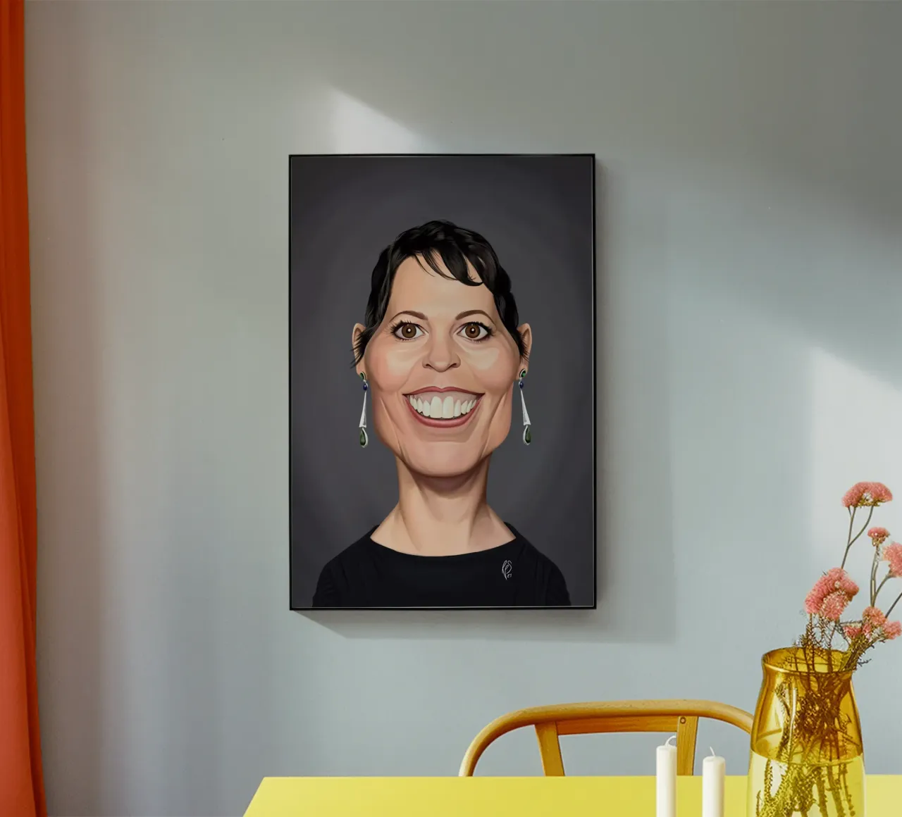 Olivia Coleman plexiglass da Rob Art | Illustration