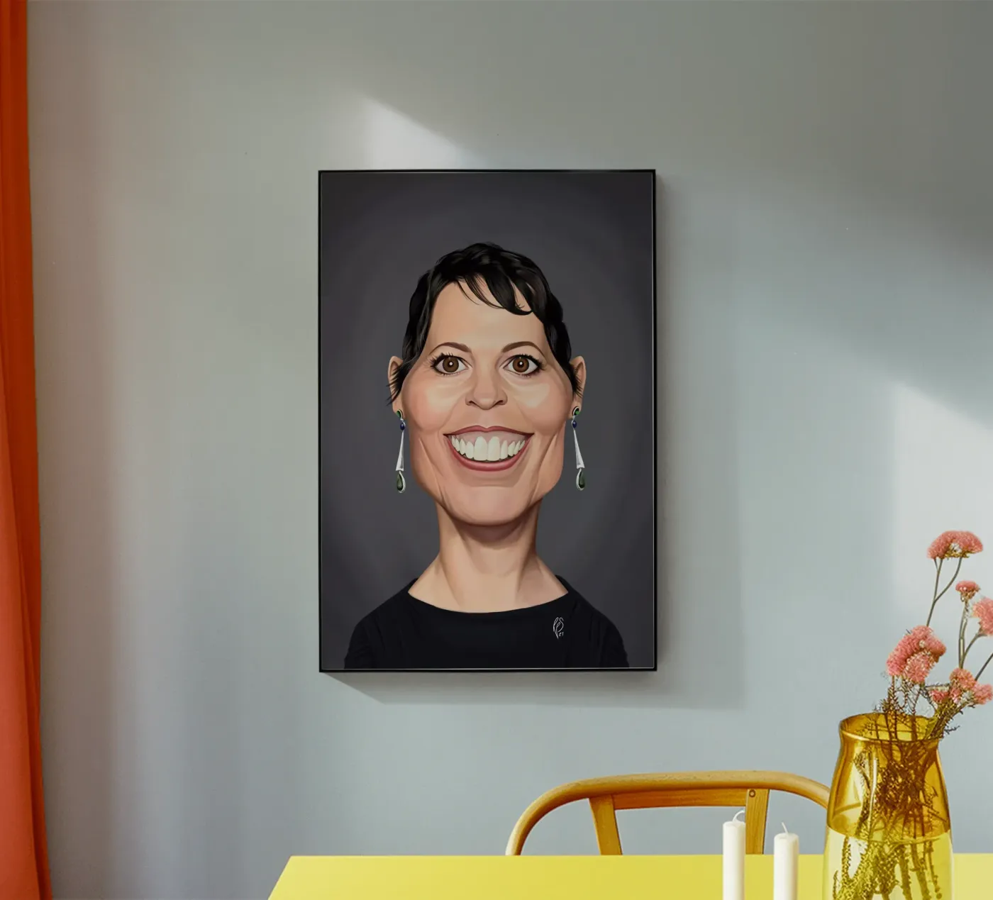 Olivia Coleman plexiglass da Rob Art | Illustration