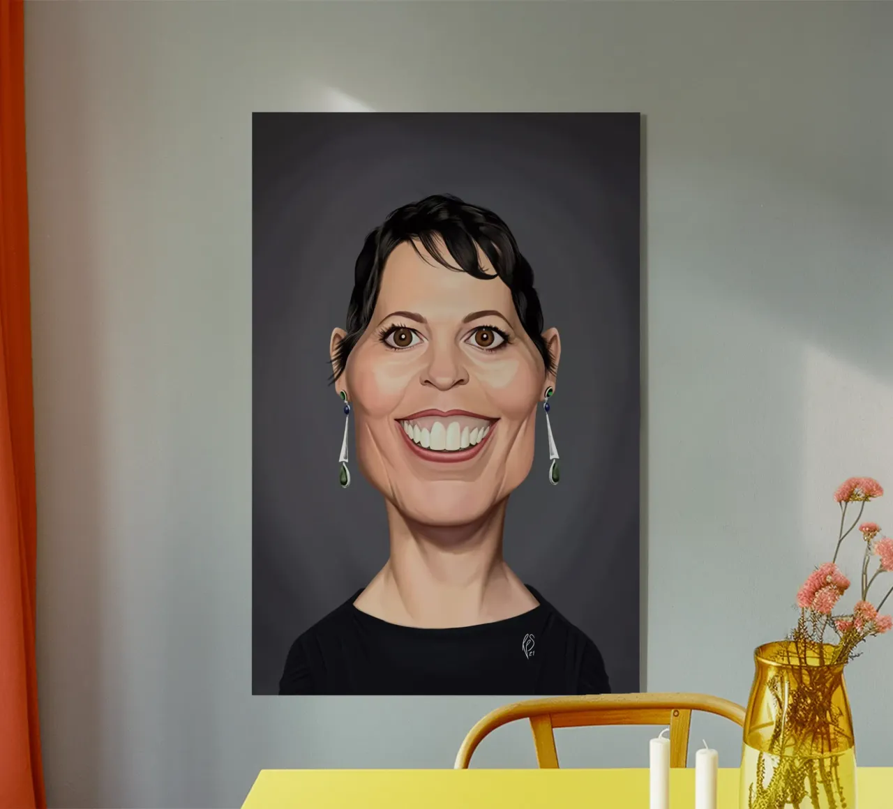 Olivia Coleman plexiglass da Rob Art | Illustration