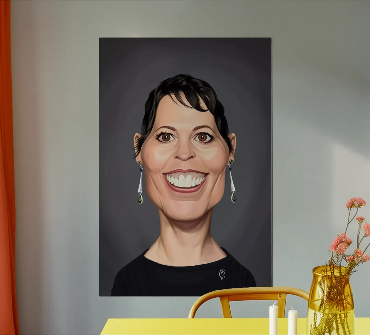Olivia Coleman carta hahnemühle da Rob Art | Illustration