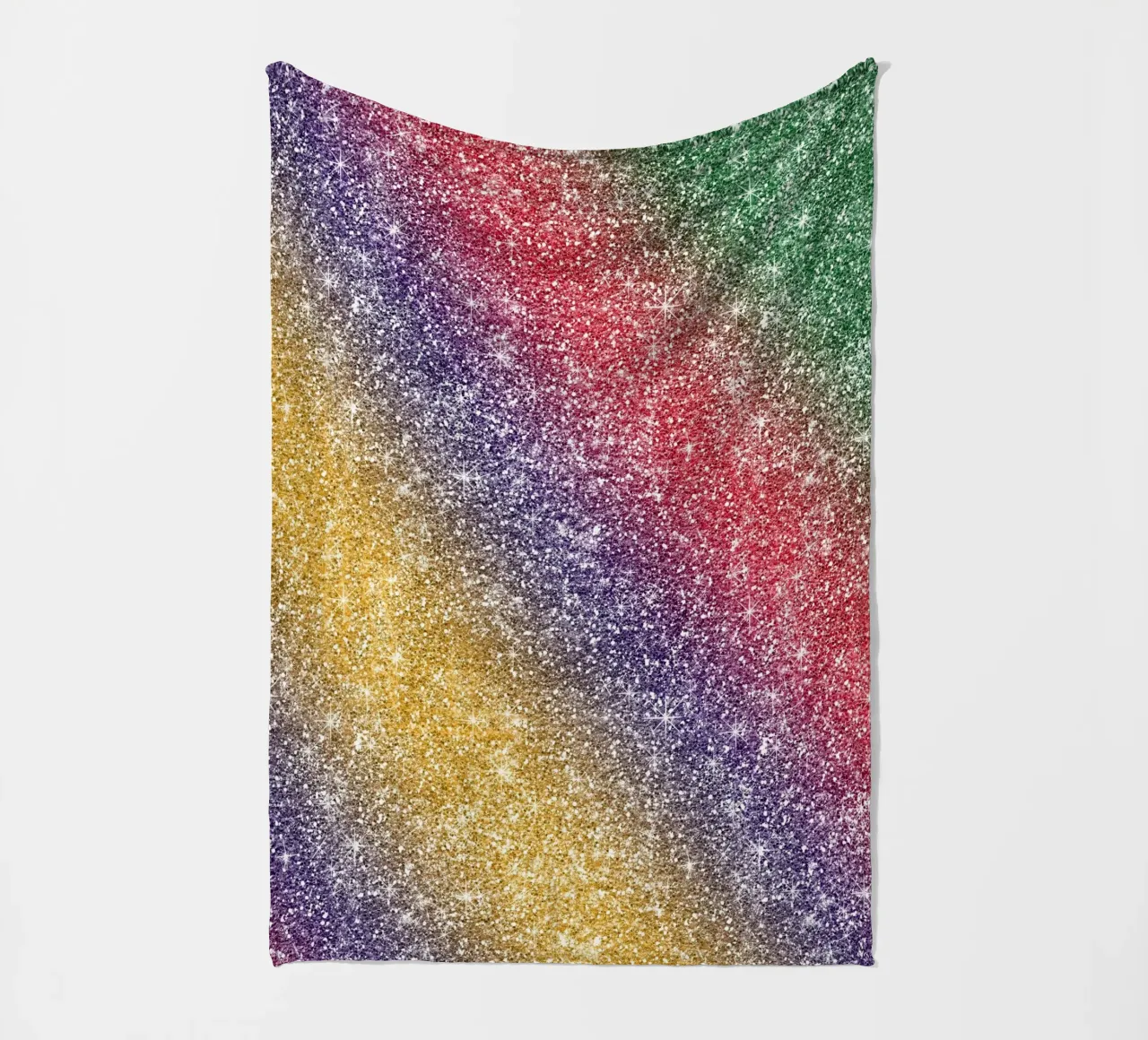 Glitter arcobaleno coperta in pile da Happy Littles