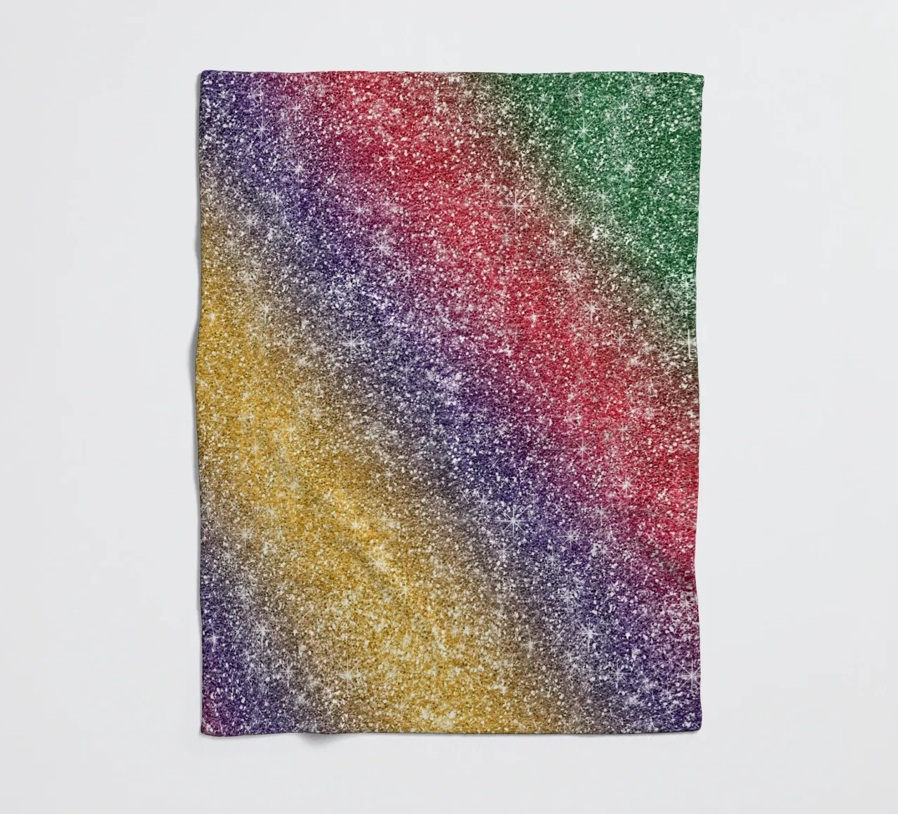 Glitter arcobaleno coperta in pile da Happy Littles