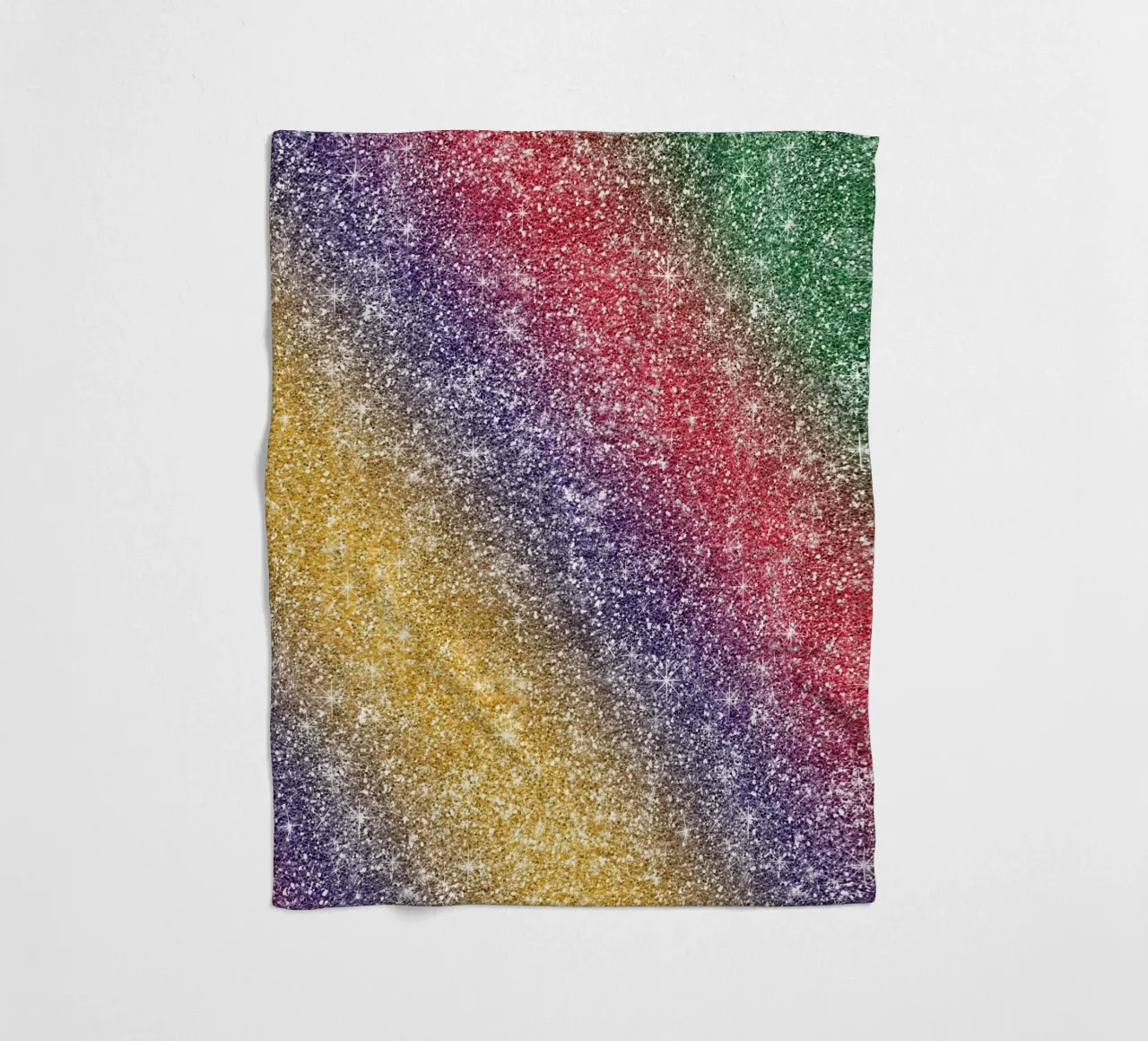 Glitter arcobaleno coperta in pile da Happy Littles
