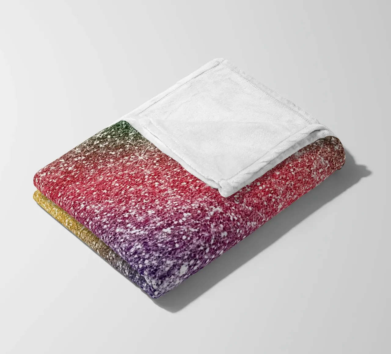 Glitter arcobaleno coperta in pile da Happy Littles