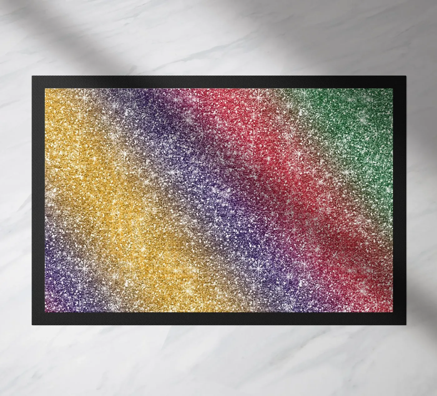 Glitter arcobaleno zerbino da Happy Littles