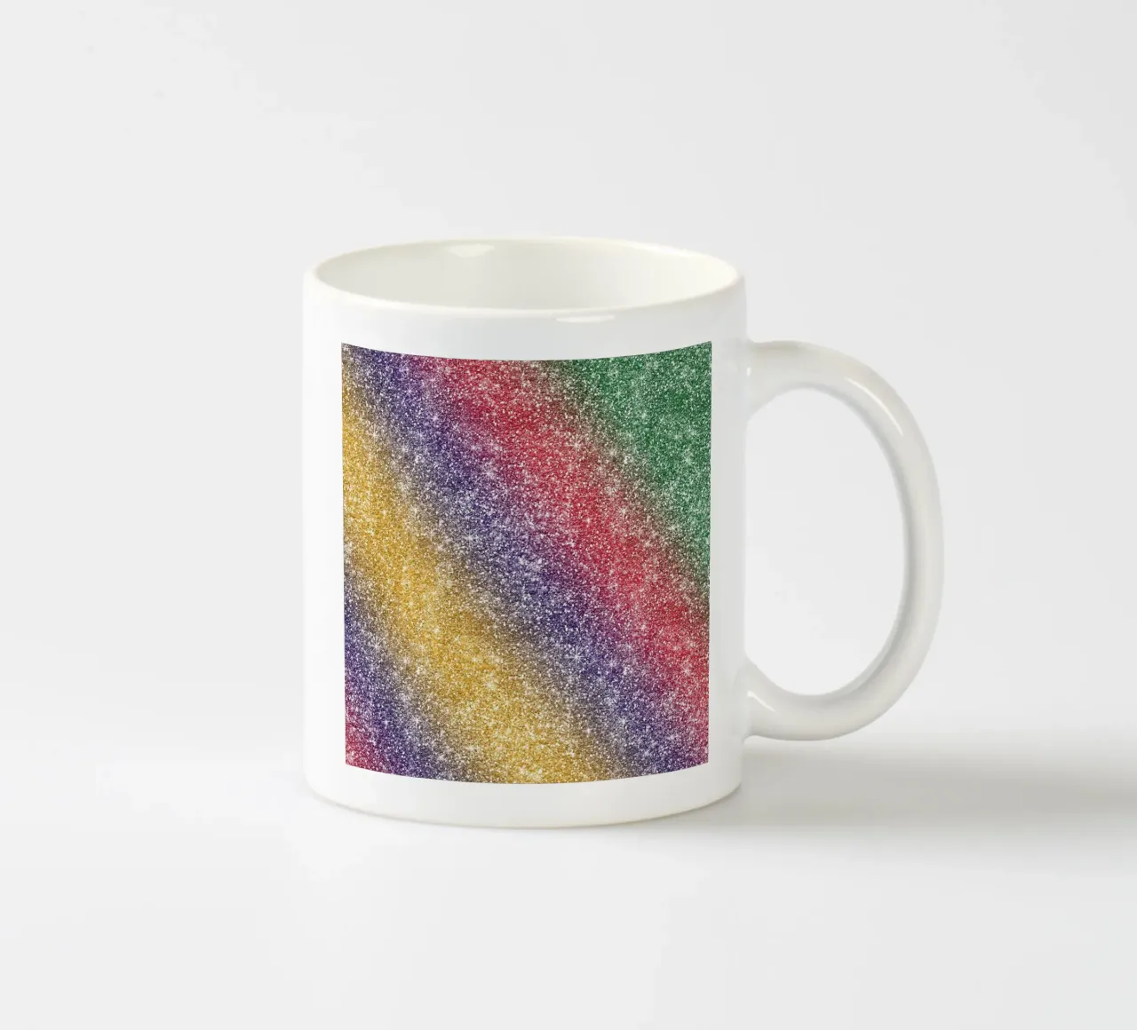 Glitter arcobaleno tazza in ceramica da Happy Littles