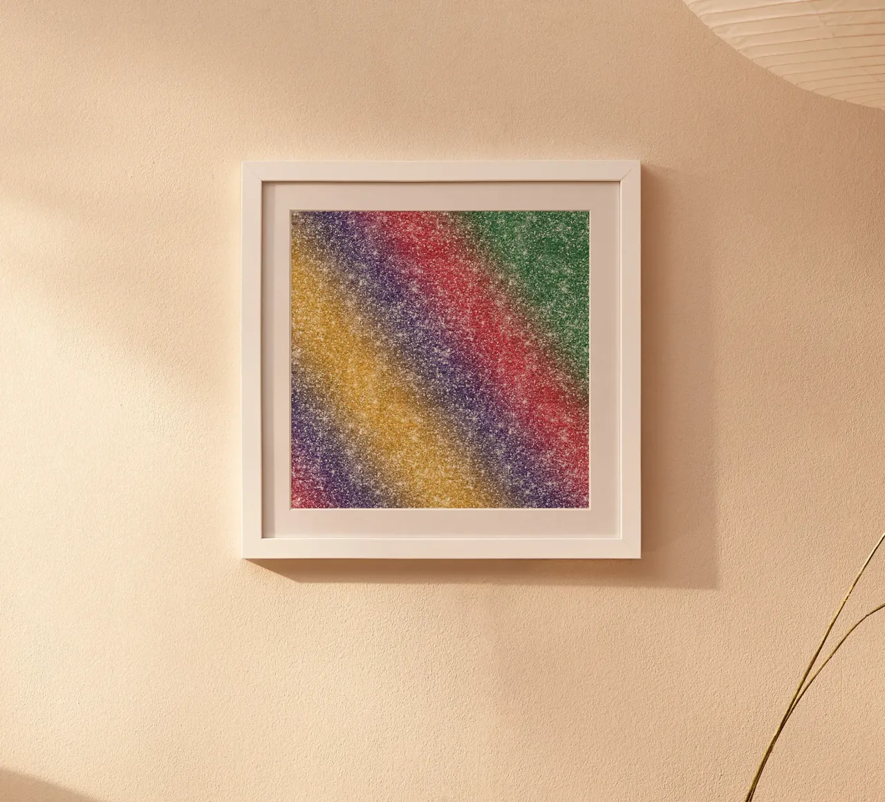 Glitter arcobaleno carta hahnemühle da Happy Littles