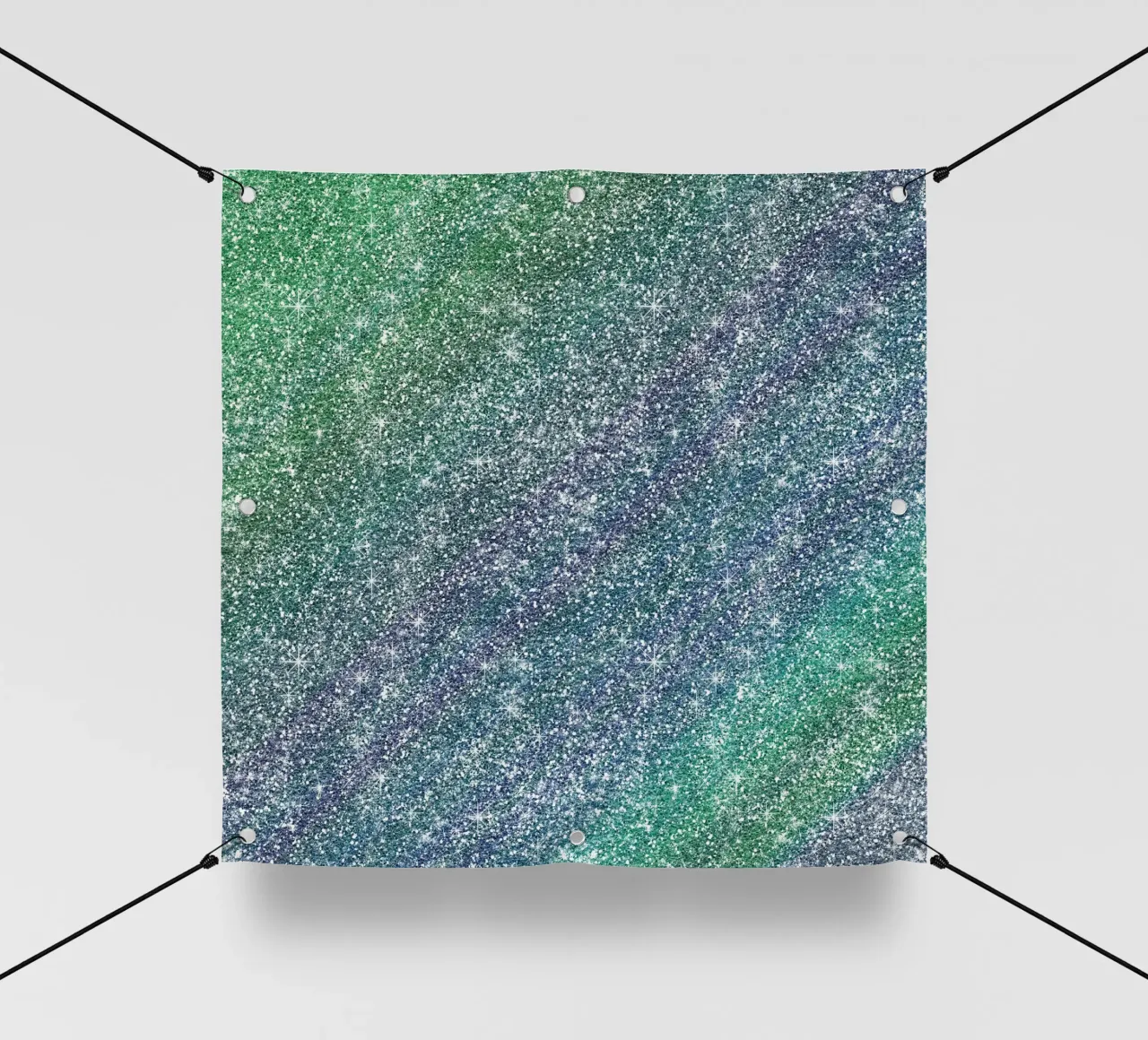 Glitter arcobaleno telo in pvc da Happy Littles