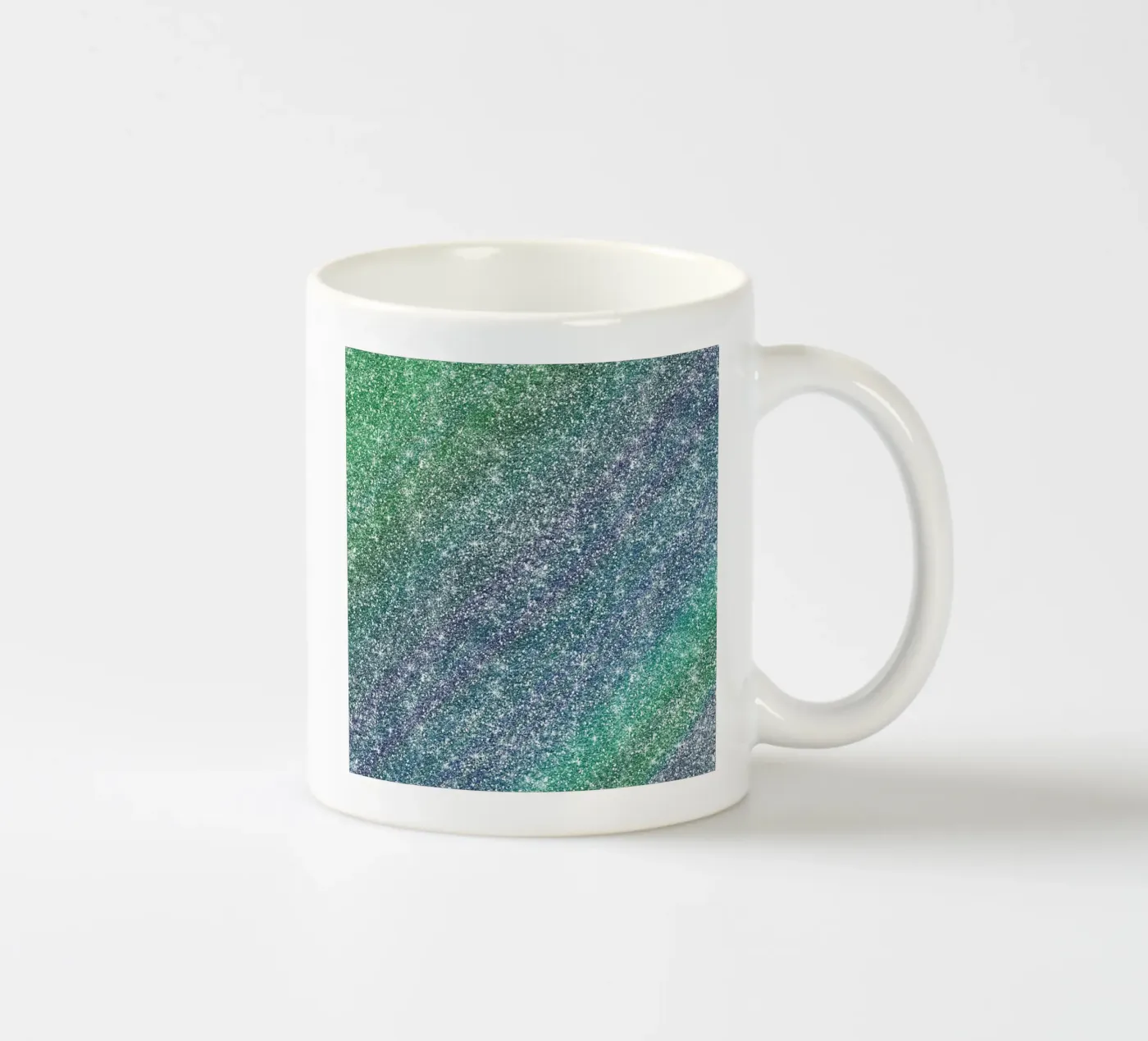 Rainbow Glitter ceramic mug by Happy Littles